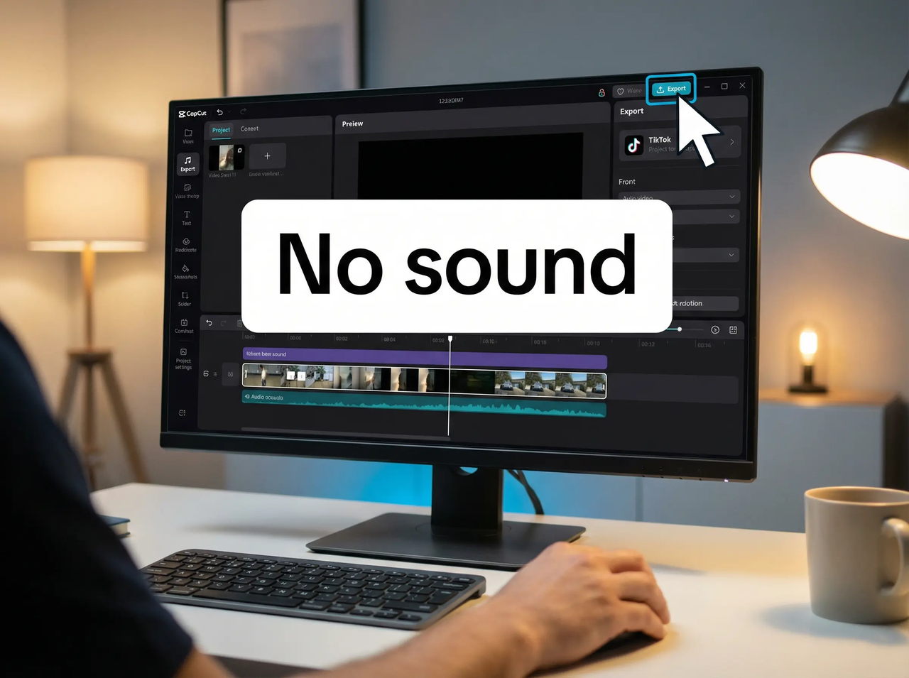 published video no sound