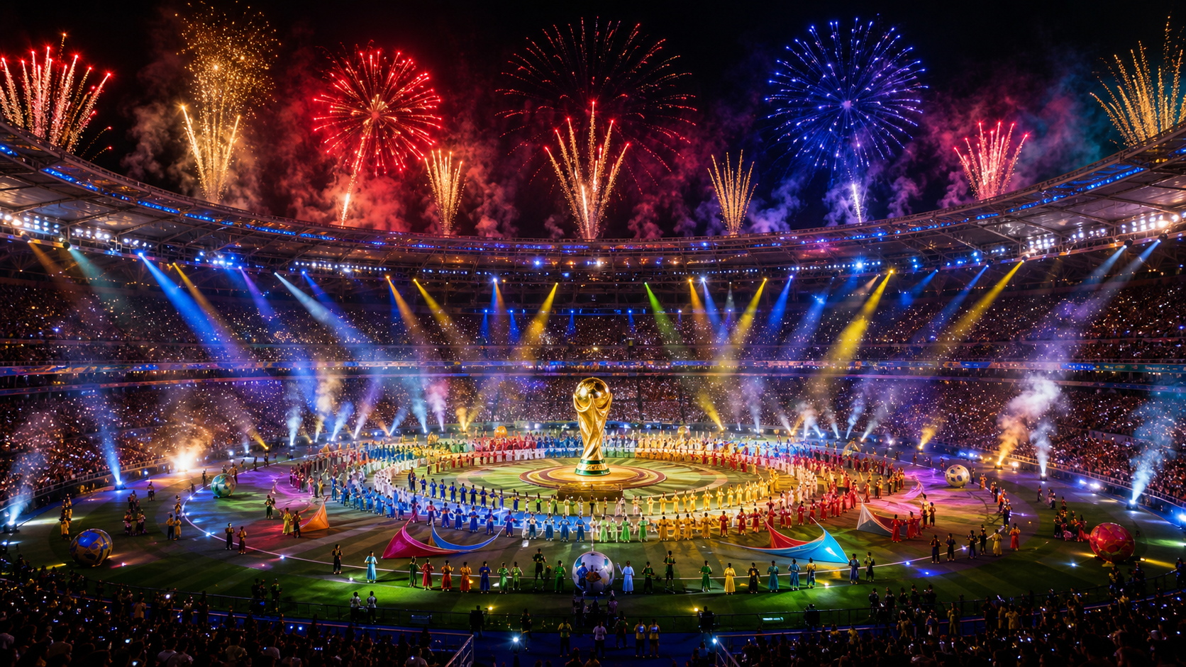 AI World Cup Host City Poster Generator unterstützt Zeremonie Bild