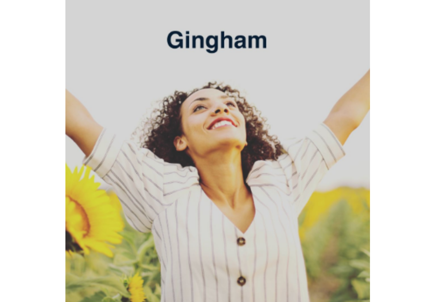 Photo with Gingham filter