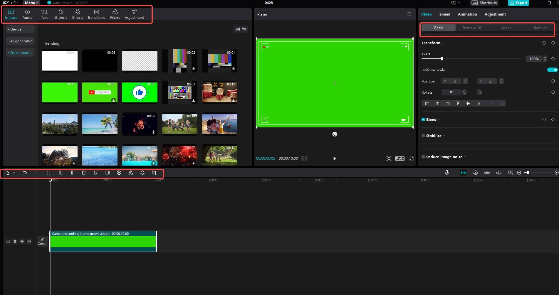 video editing tools