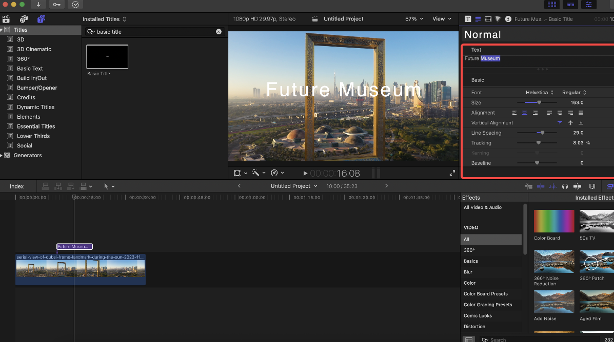 Change text appearance