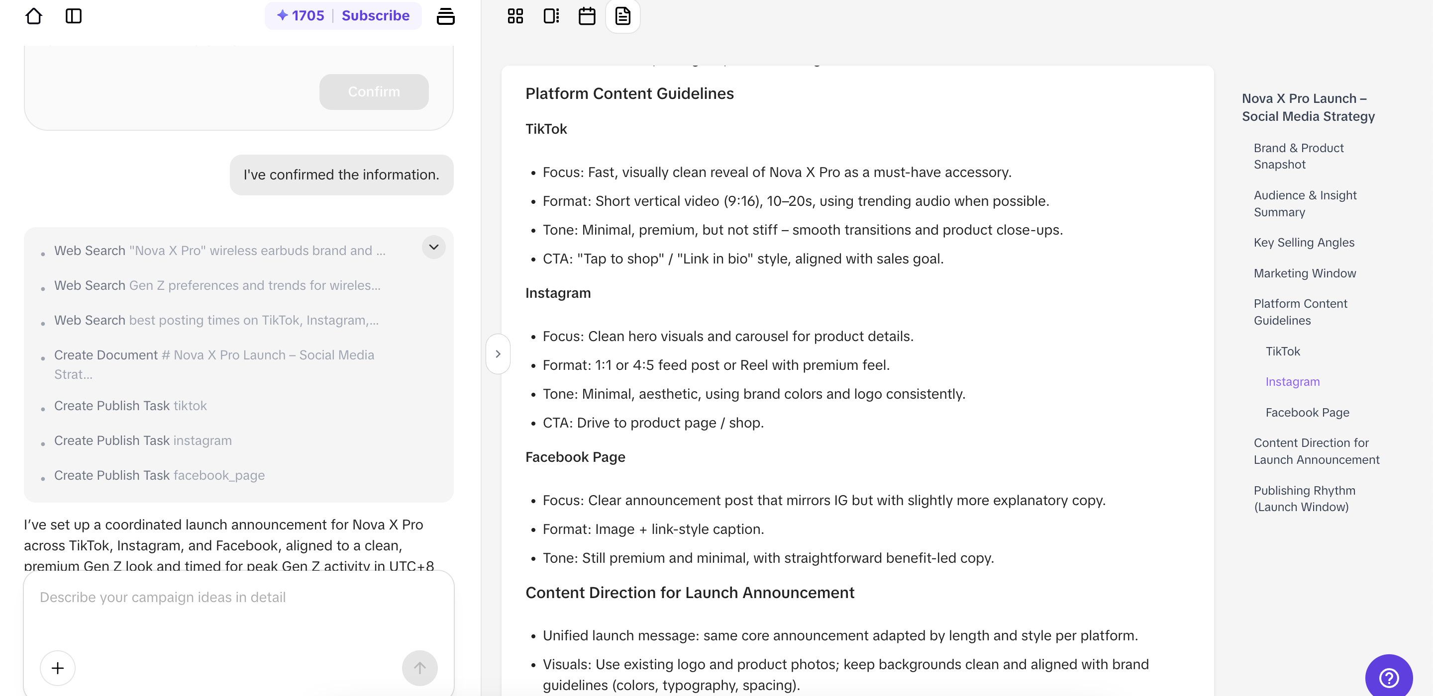 Platform-specific content