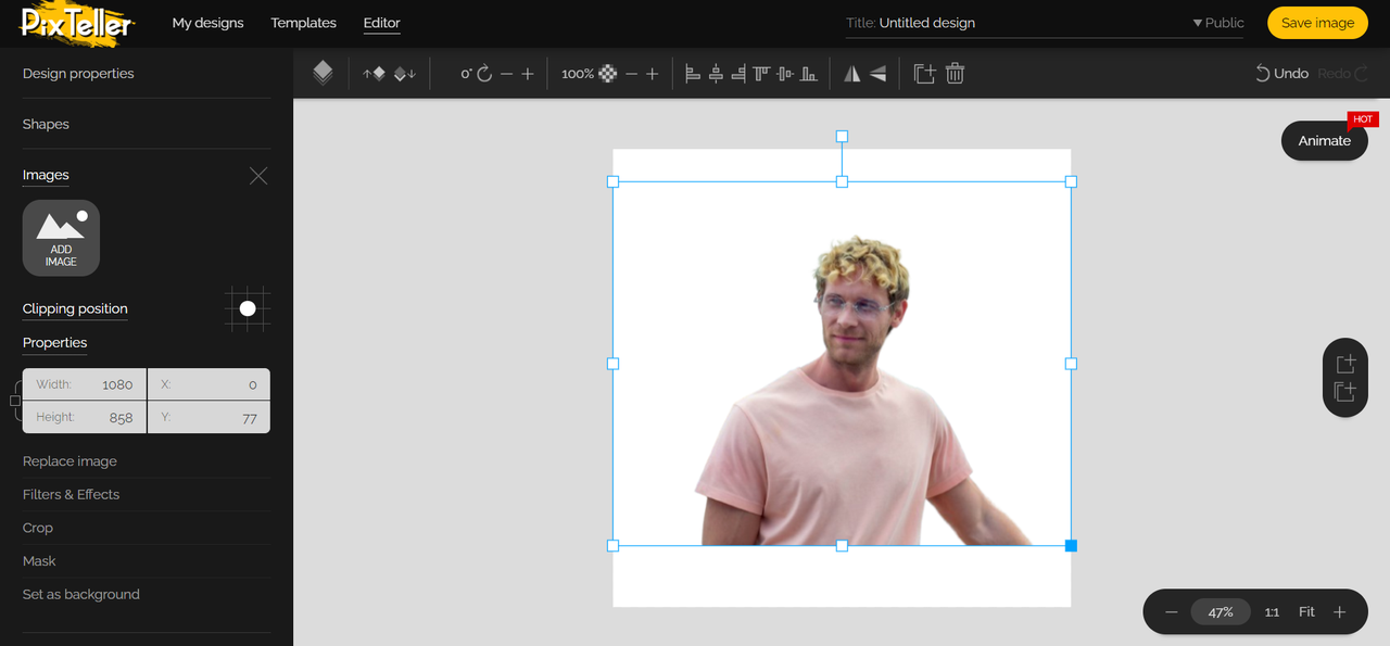 PixTeller Interface