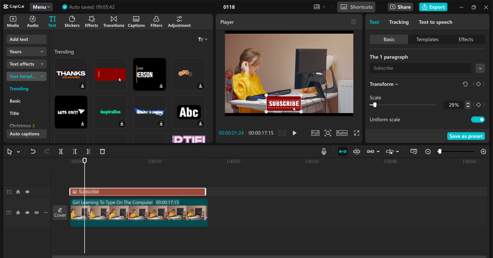Interfața editorului video CapCut desktop - cel mai bun software pentru a crea reclame video captivante