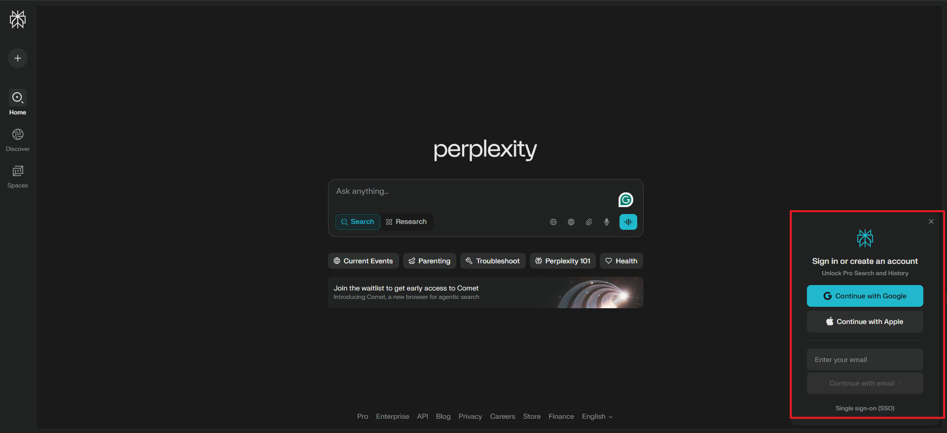 Conversação de perplexidade