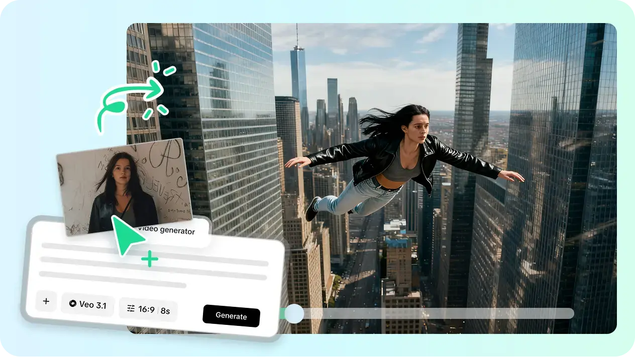 ai flying video generator