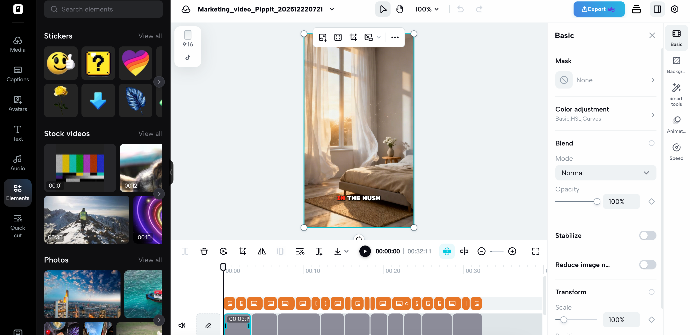 Penyuntingan video AI
