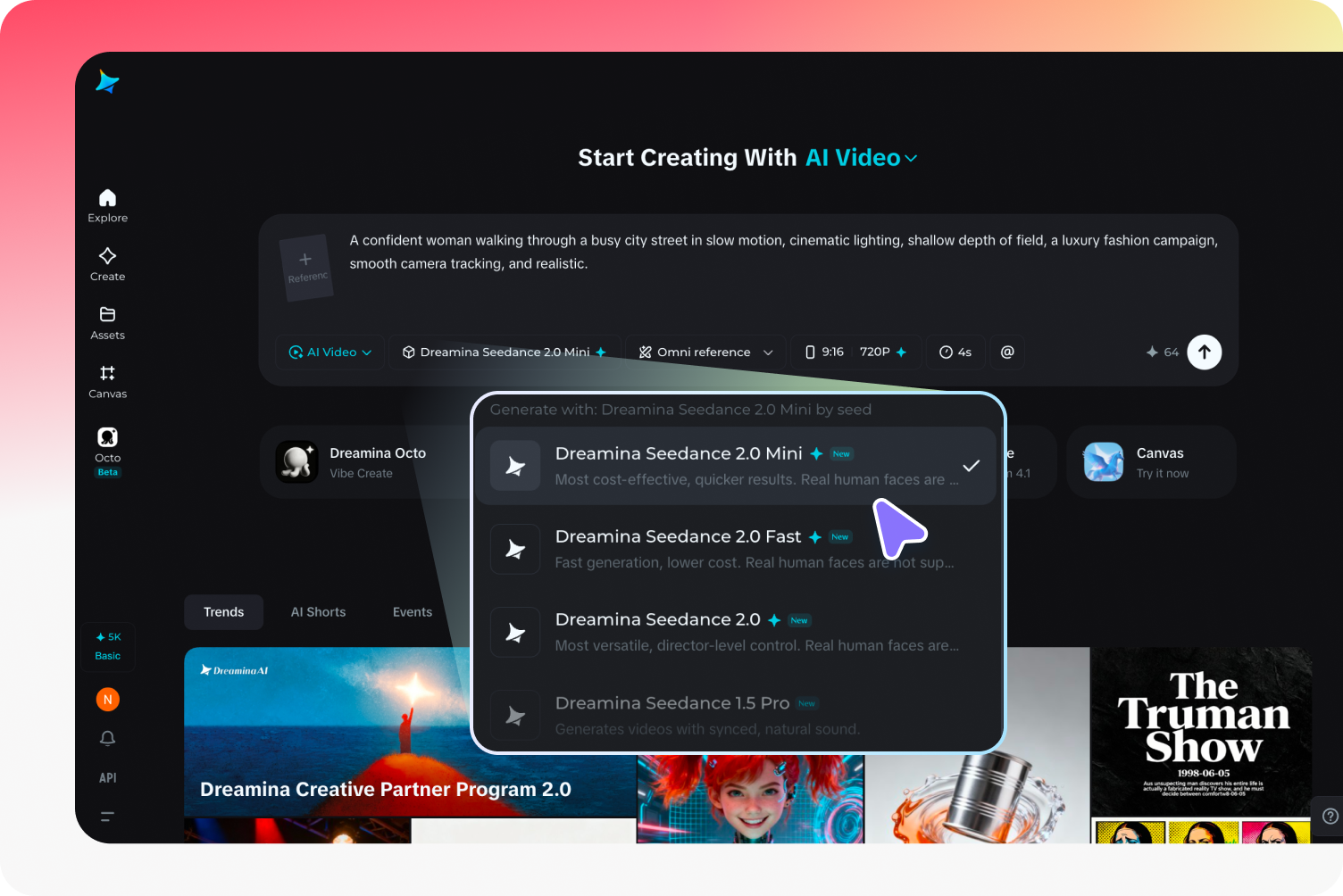 Generate your video