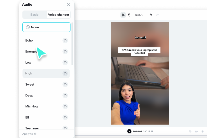 Customize your video