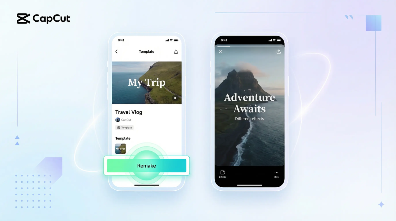 make a remake in CapCut