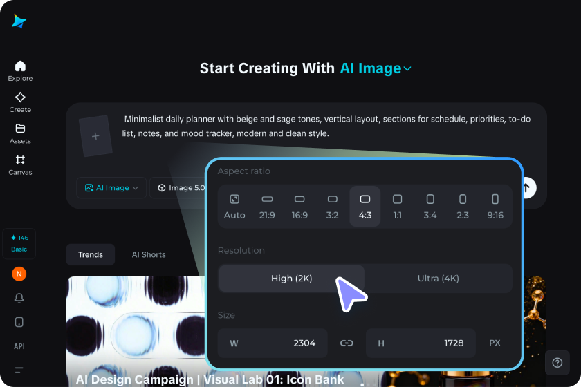 Wygeneruj projekt swojego planera