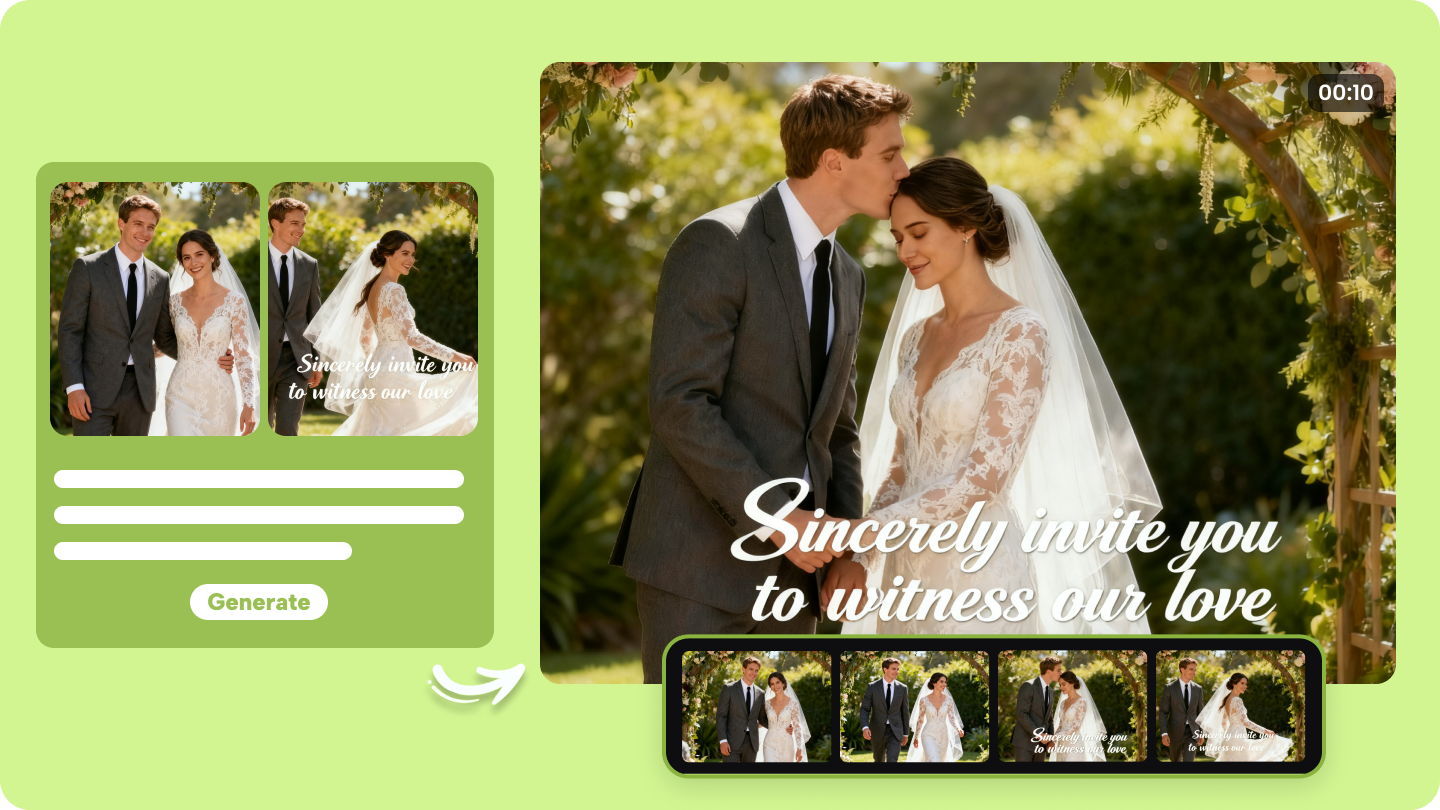 how to create a wedding invitation video
