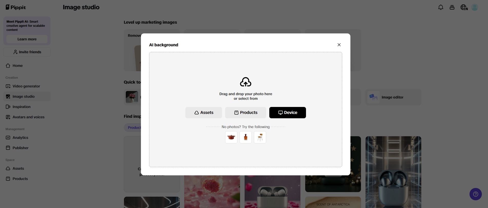 Auto-Enhance & Smart Background Removal