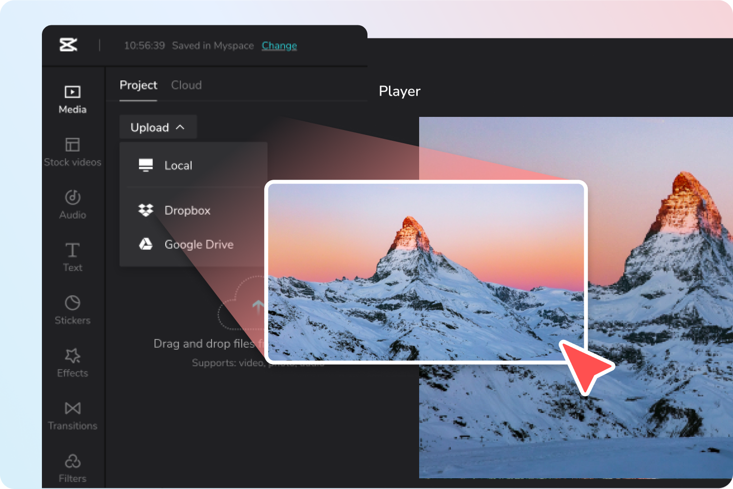 Step 1: Import your MP4 video  