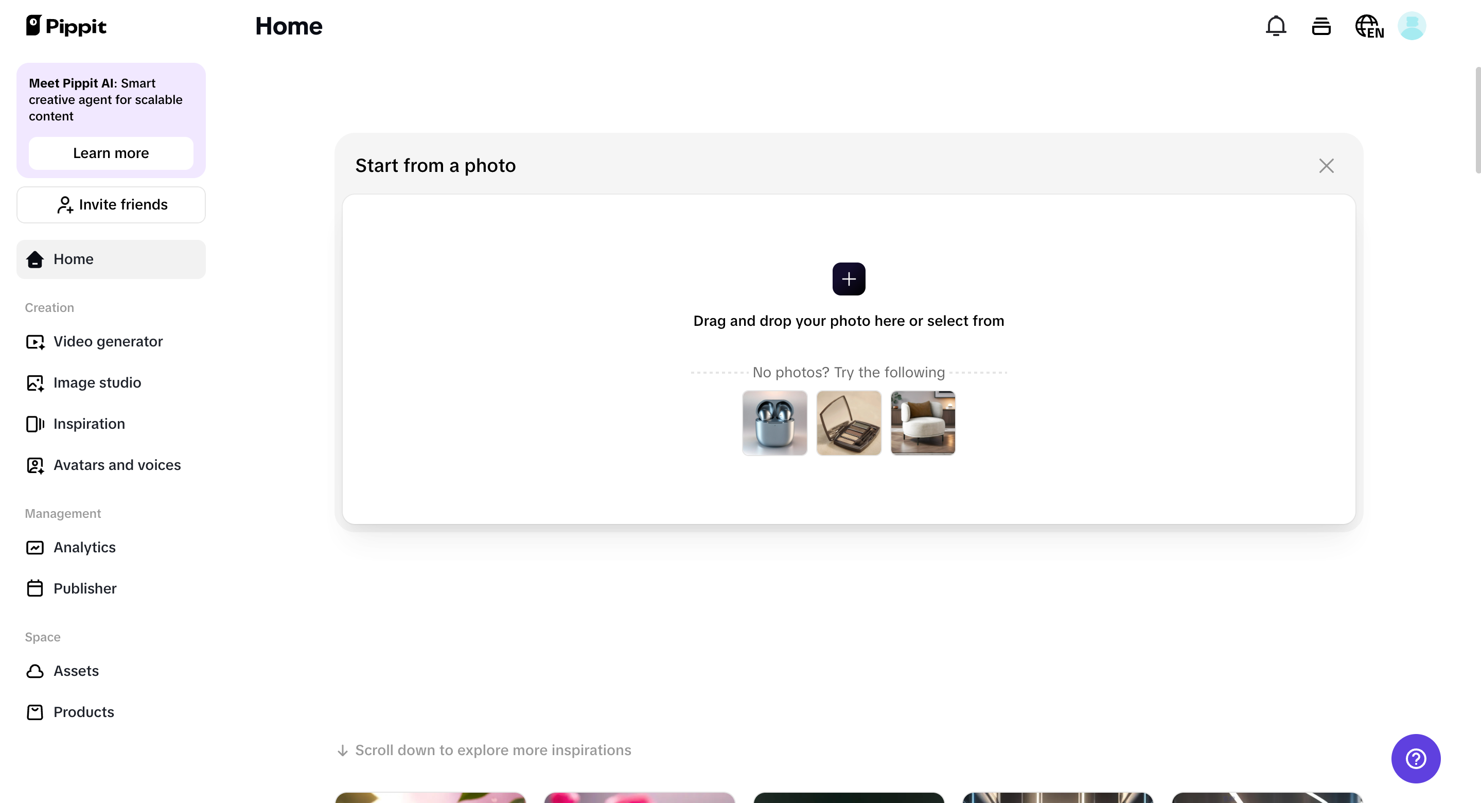 AI-powered product images