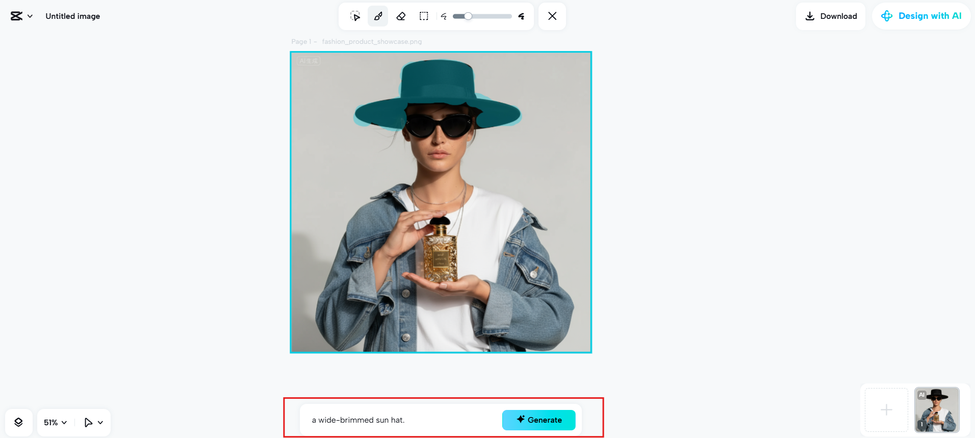 Describe what to generate