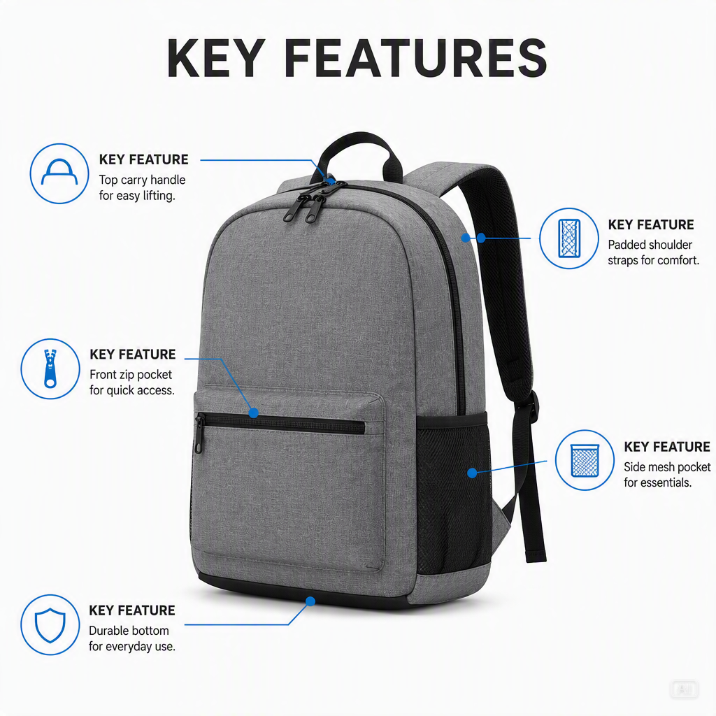 Amazon product image infographic generated by Pippit