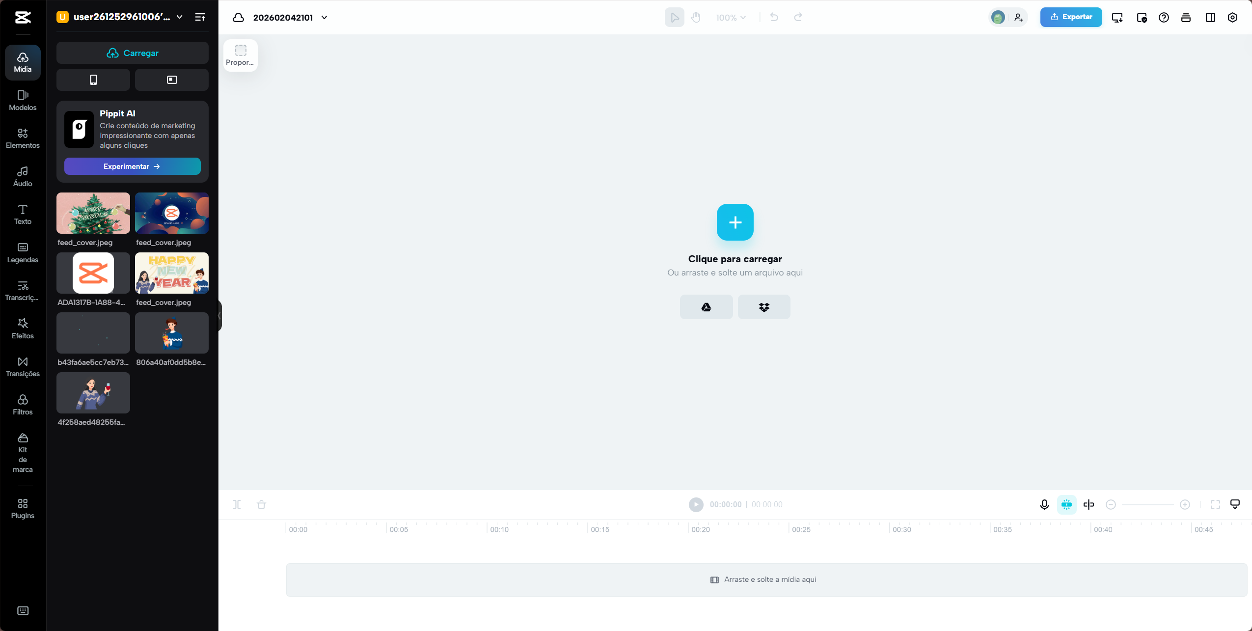 Send videos and photos to CapCut