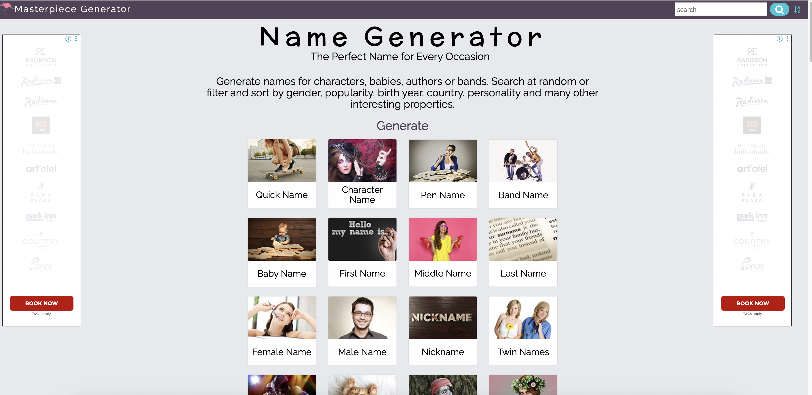 Meisterwerk AI Videospiel Name Generator