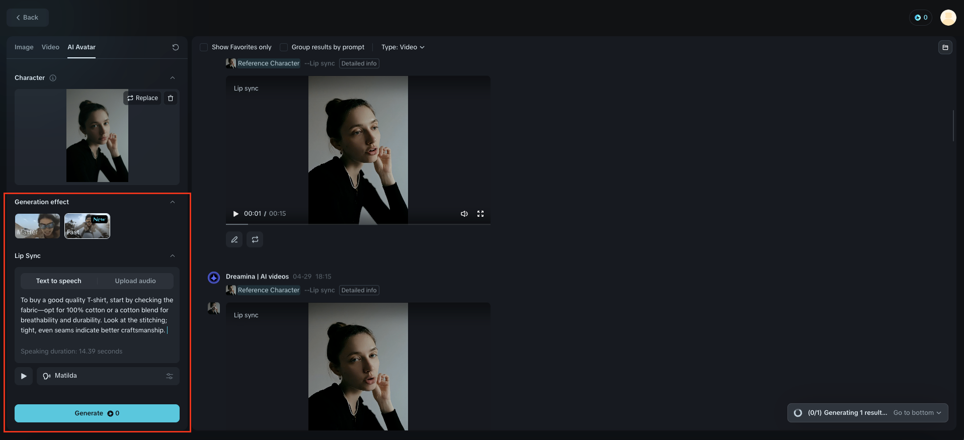 Cara membuat video avatar AI secara gratis