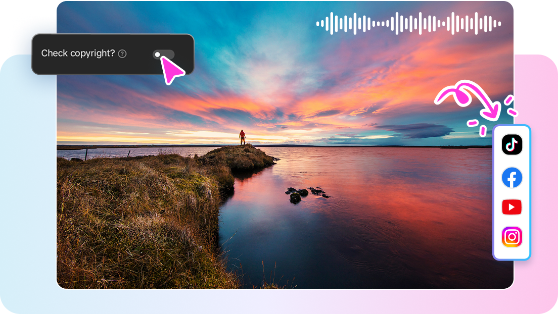 CapCut music copyright detector