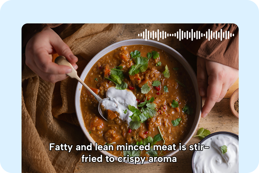 Clear instructional audio