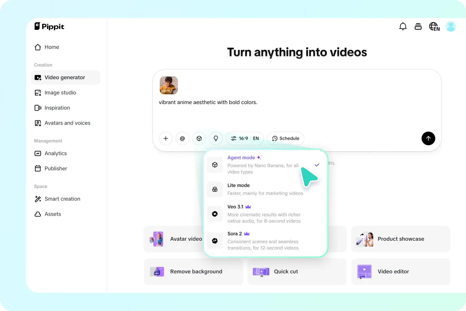 Apply AI video style