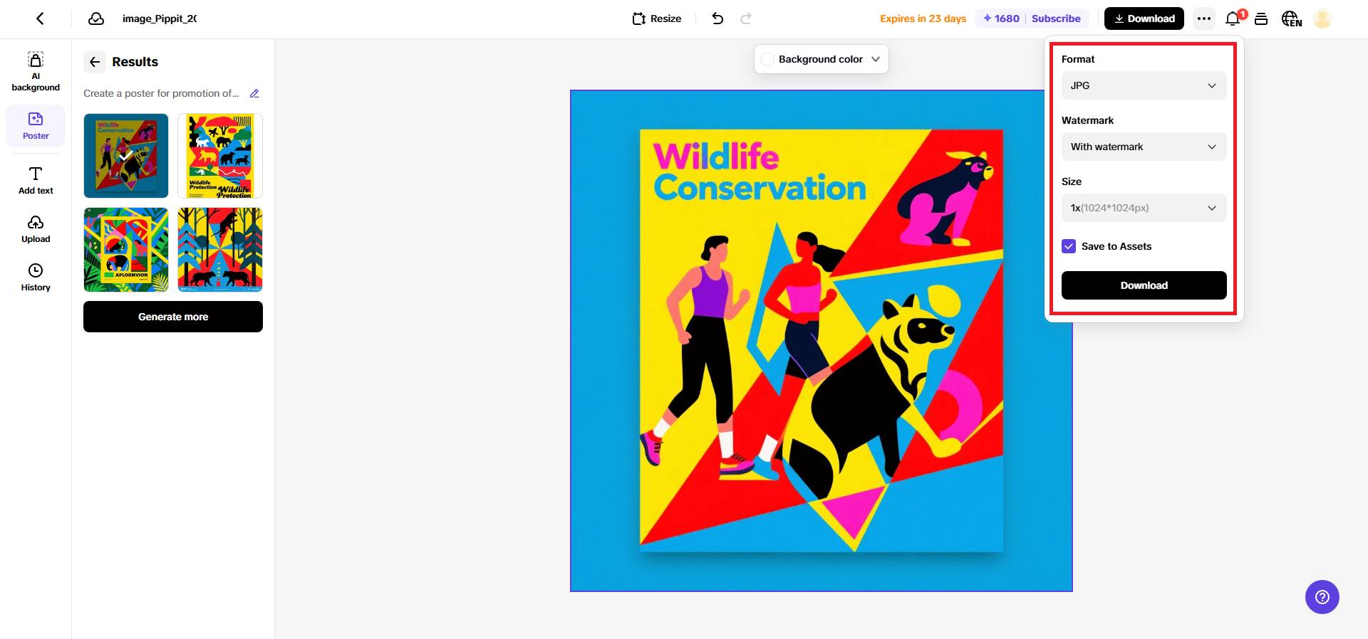 Download your poster