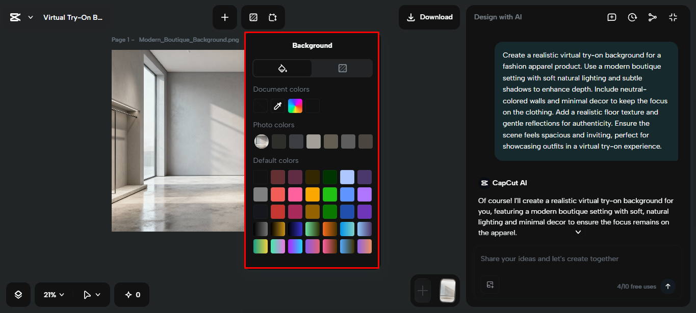 Using editing tools in the CapCut desktop video editor