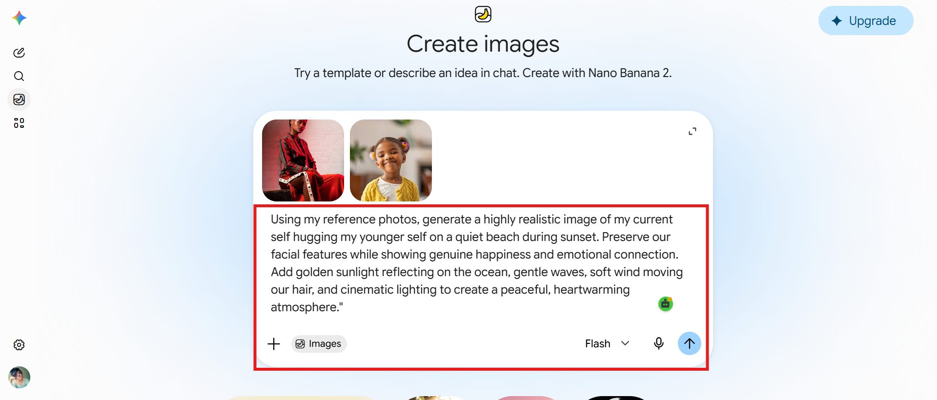 Enter a descriptive prompt