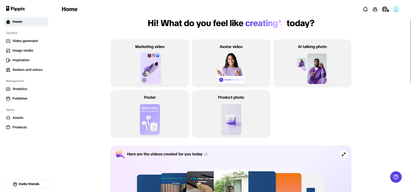 Pippit living portrait maker