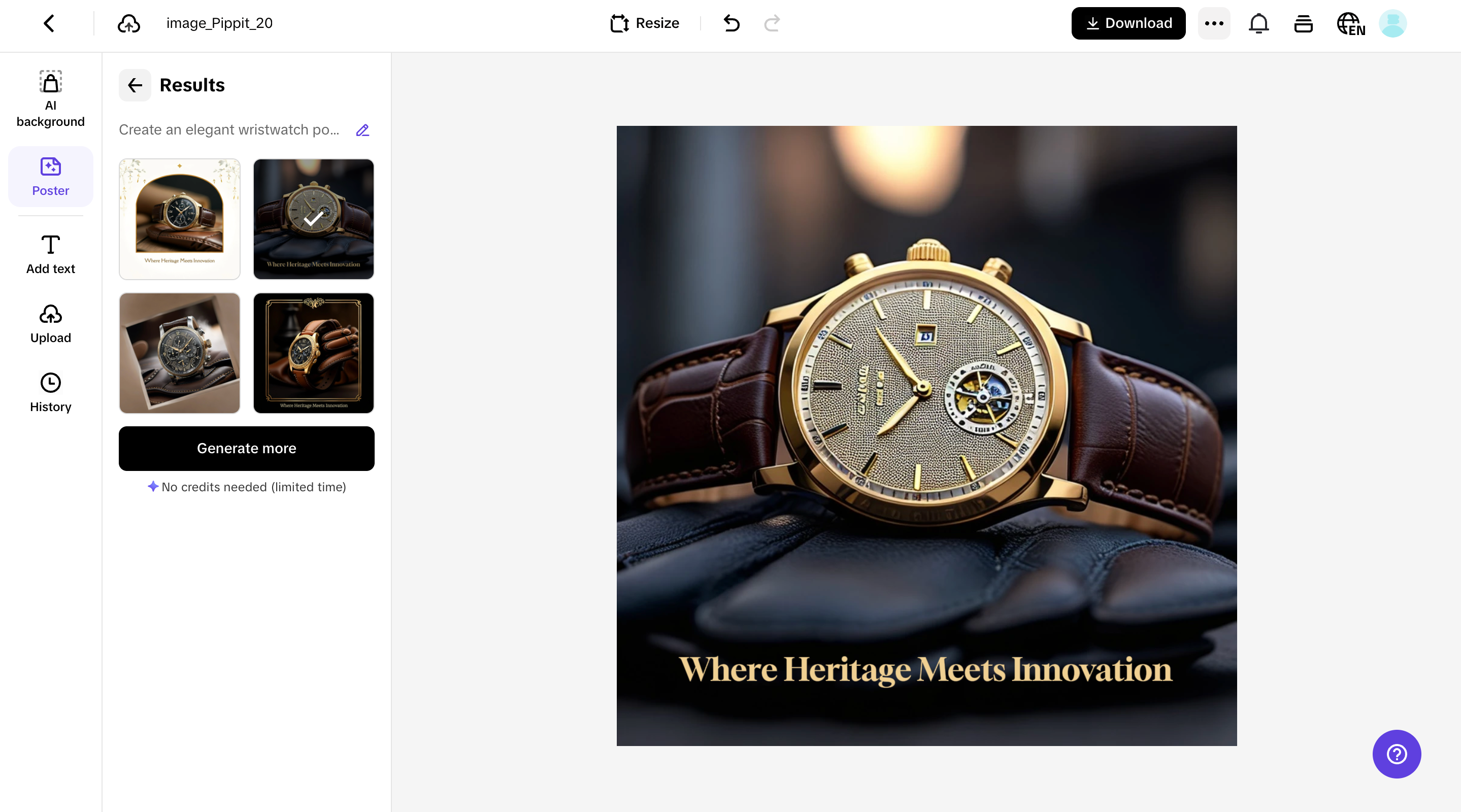 Customize your poster