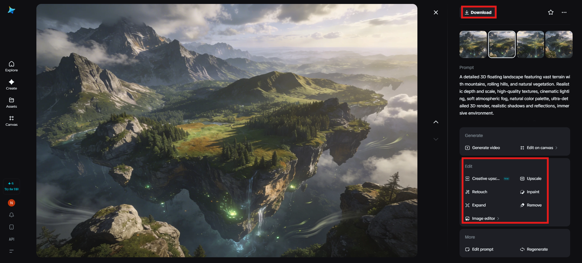 Download the final image