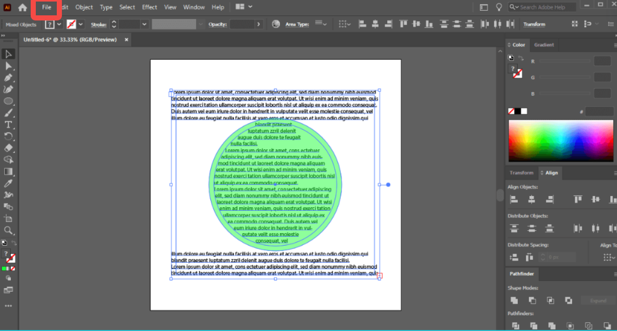 Wrapping text in a shape/image