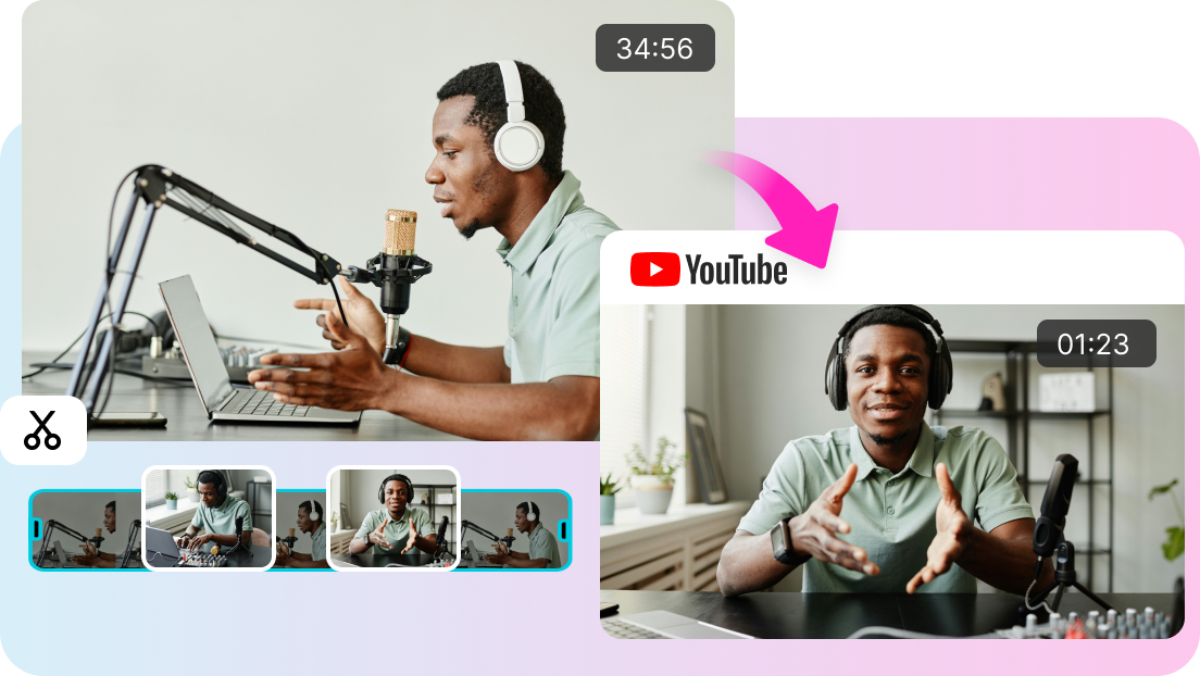 เปลี่ยนเนื้อหาแบบยาวให้กลายเป็น YouTube Shorts ด้วยพลัง AI