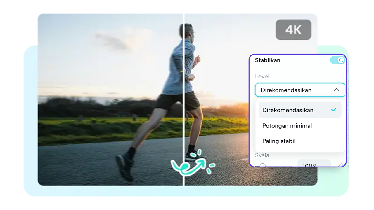 Tingkatkan kualitas video