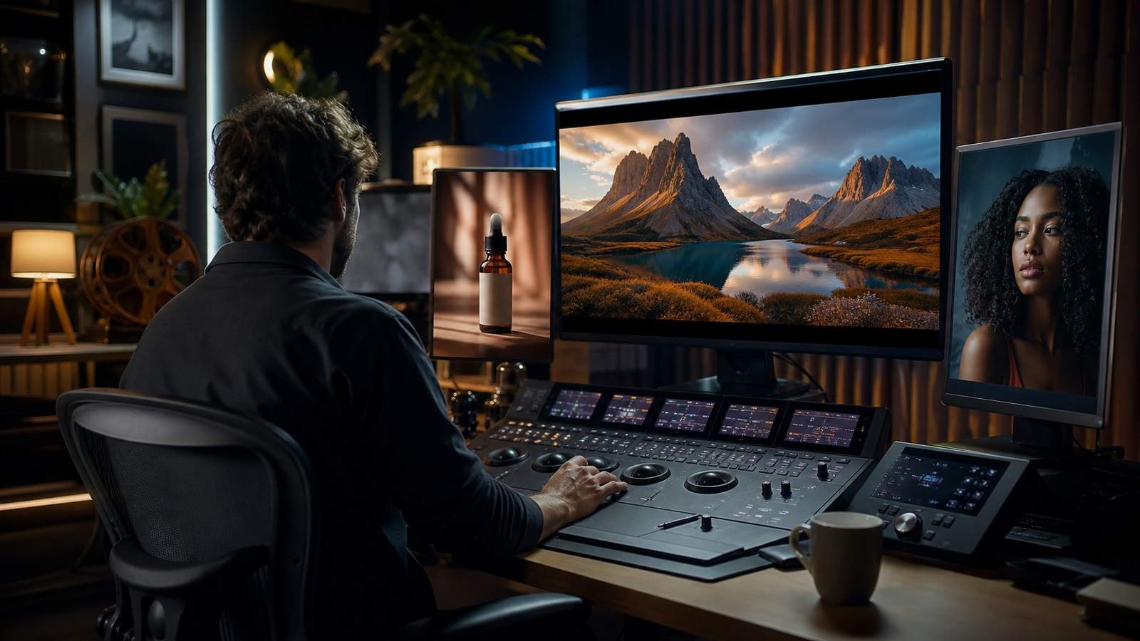 DaVinci Resolve Video Editor Creative Assets example created for Dreamina