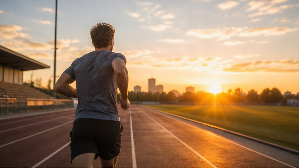 Jogging Video prompt example 1 - Laces Tightening Before Sunrise