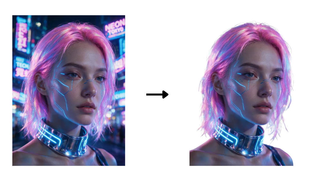 Remove background feature in Dreamina