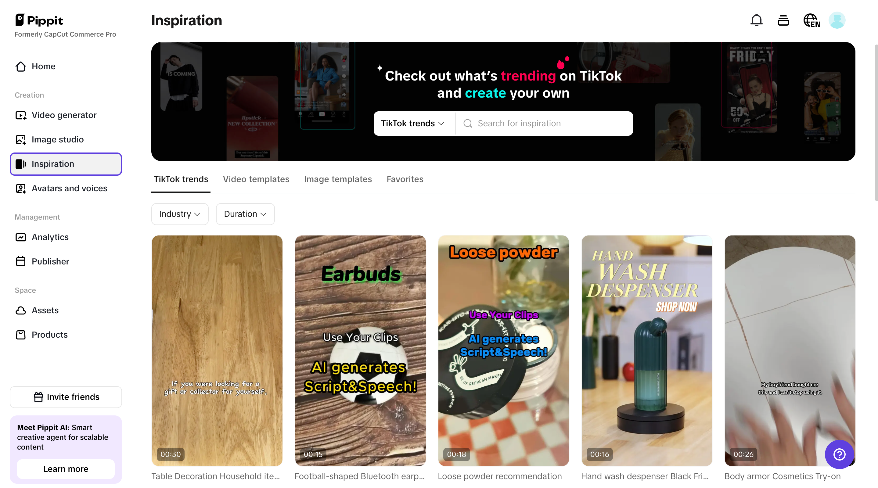 Customized templates