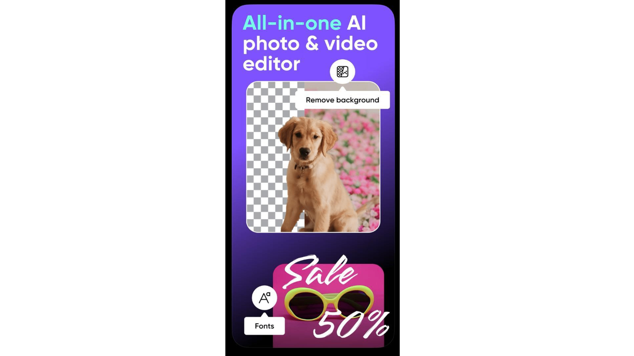 Picsart mobil fotoğraf düzenleyici