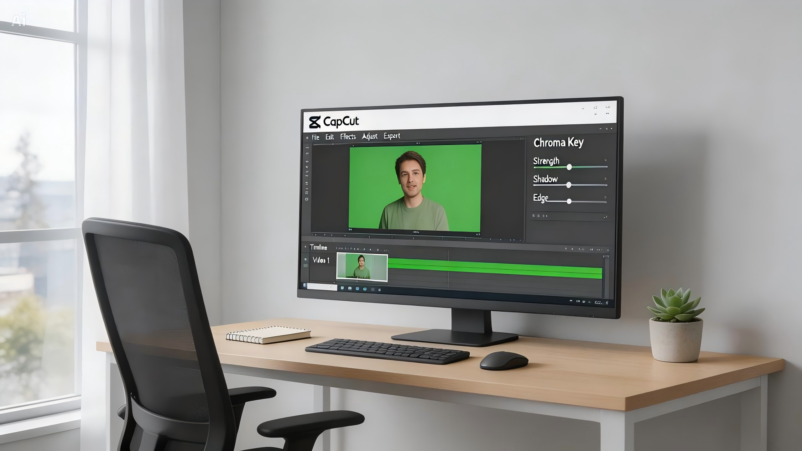 Recurso chroma key não está funcionando