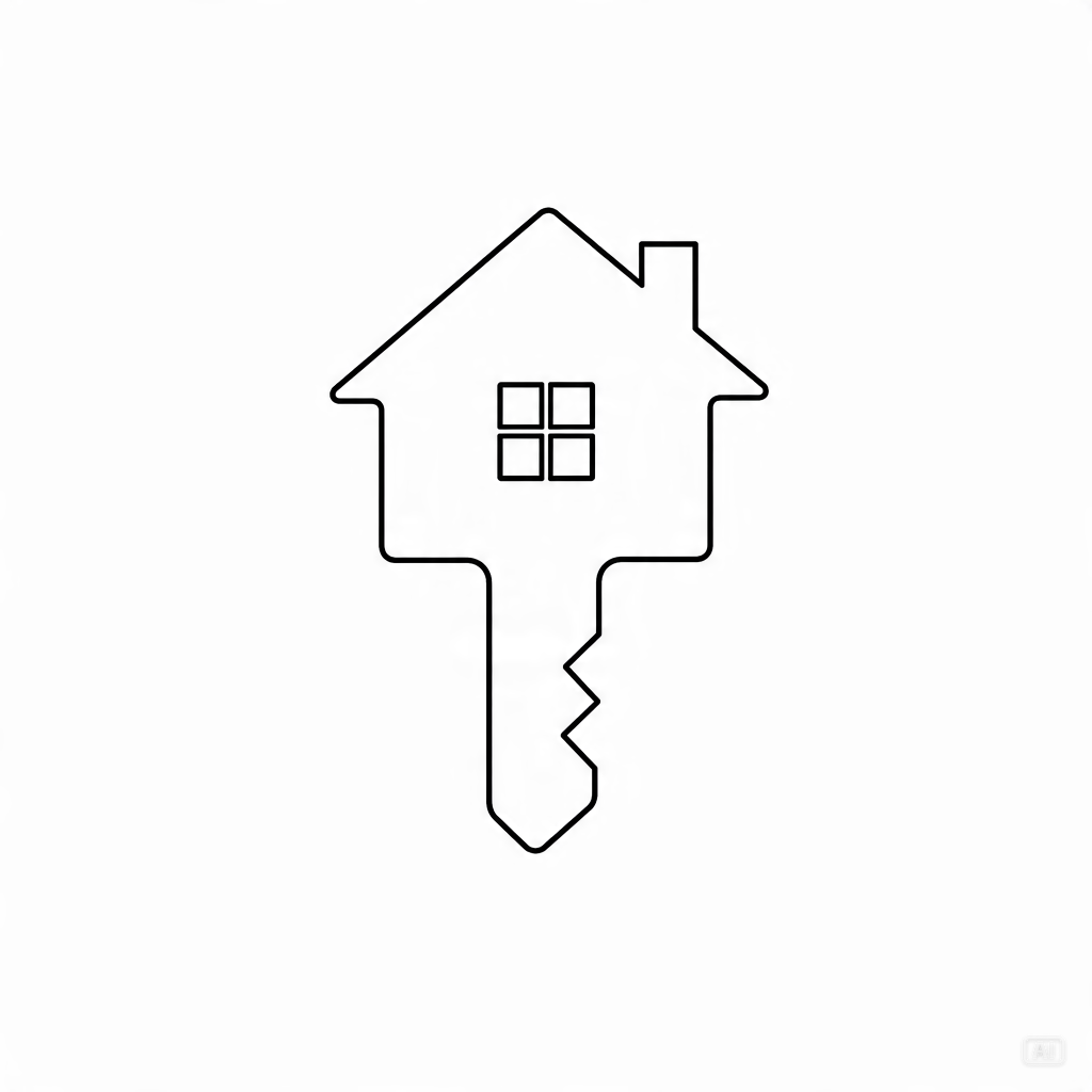 Line-art icon logo generated by Pippit