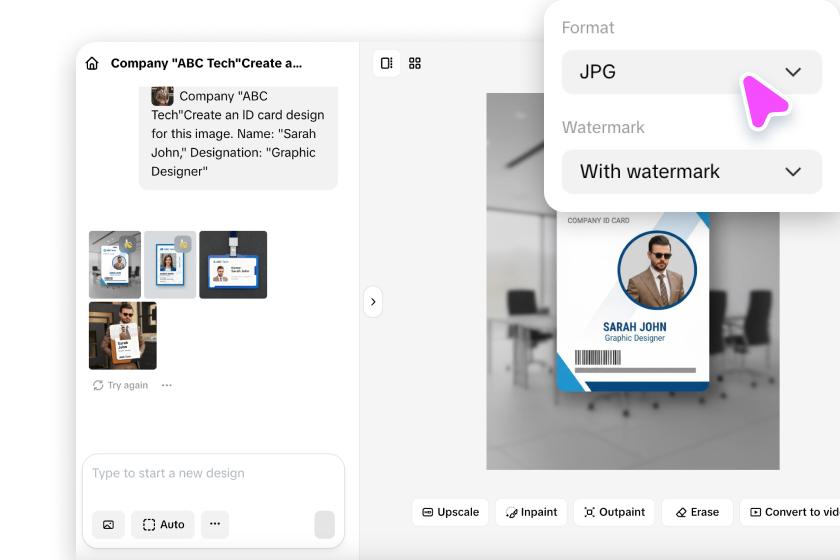 Export to your device