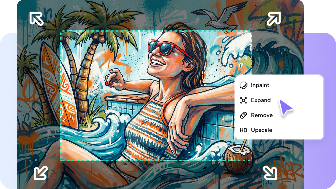 CapCut's AI tool for perfecting graffiti art