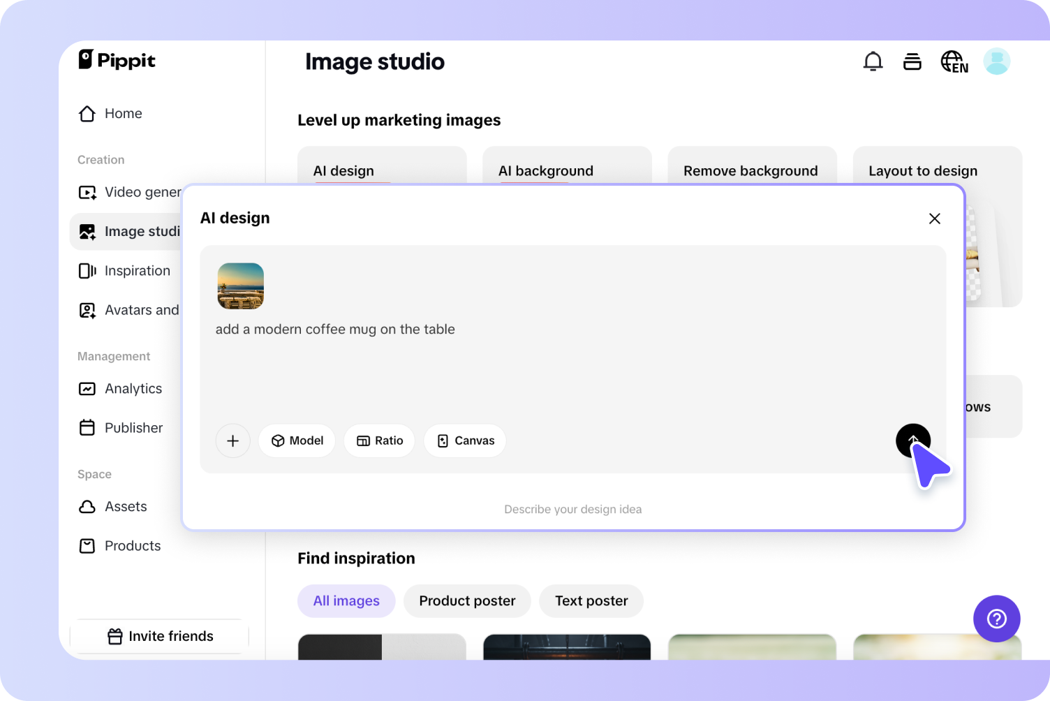 Insira o prompt para descrever a visão