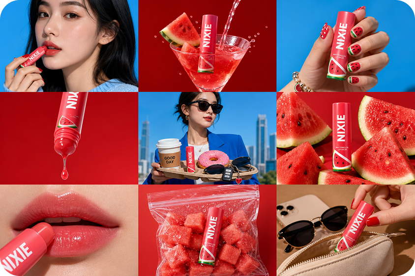 Imágenes de la campaña por equipos de marca y marketing