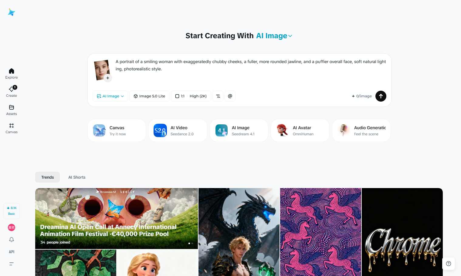 Upload your photo and describe the look