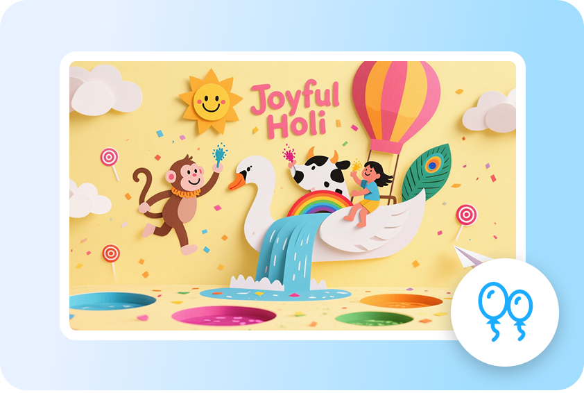 Convey festival messages