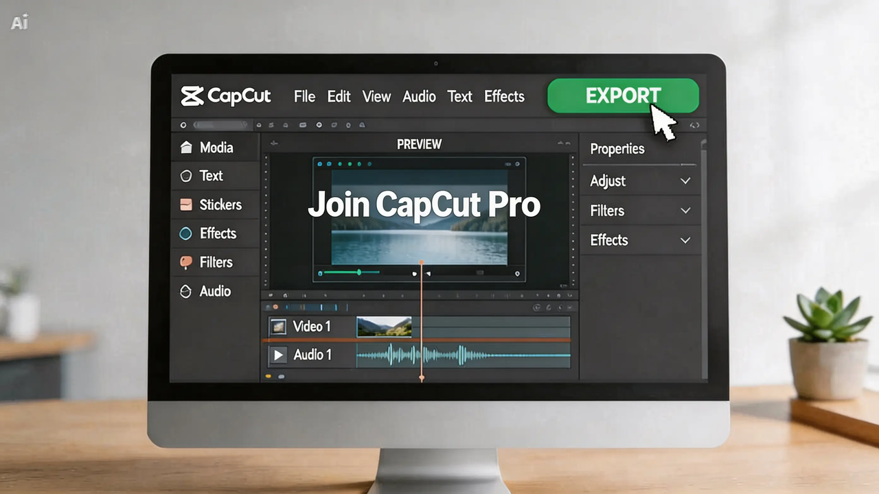 エクスポートのためのCapCutProに参加